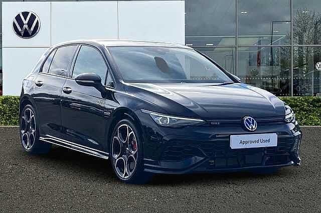 Grenadilla black Used 2025 VW Golf VIII GTI Clubsport Hatchback | £39,495 (Expensive) - Image 1/4