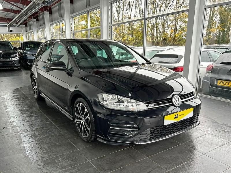 Used VW Golf VII R-line 150 HP (110 kW) 2020 Black Hatchback