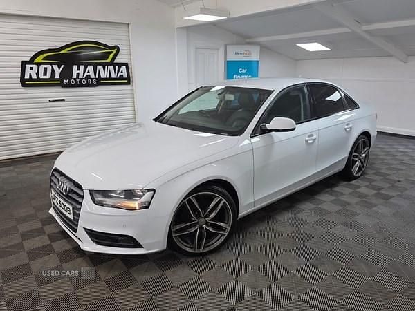 Used Audi A4 2014 White Sedan