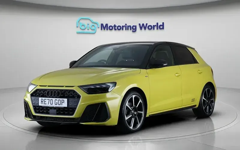 Used Audi A1 Sportback S-Line 150 HP (110 kW) 2020 Yellow Hatchback