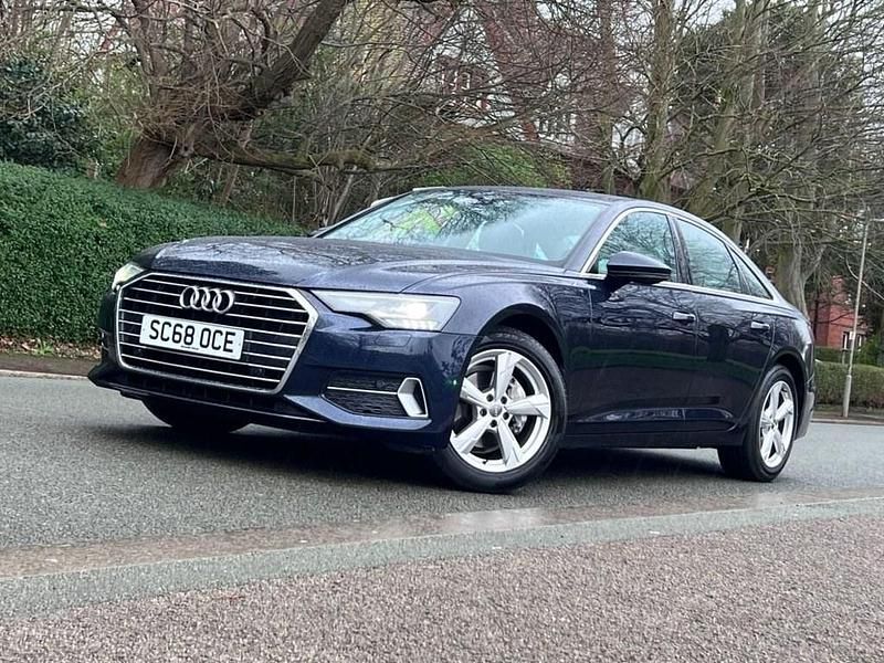 Used Audi A6 Sport 204 HP (150 kW) 2018 Blue Sedan