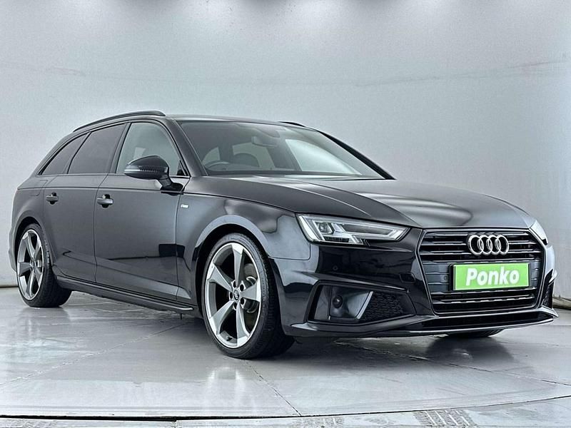 Used Audi A4 Black Edition 150 HP (110 kW) 2019 Black Estate
