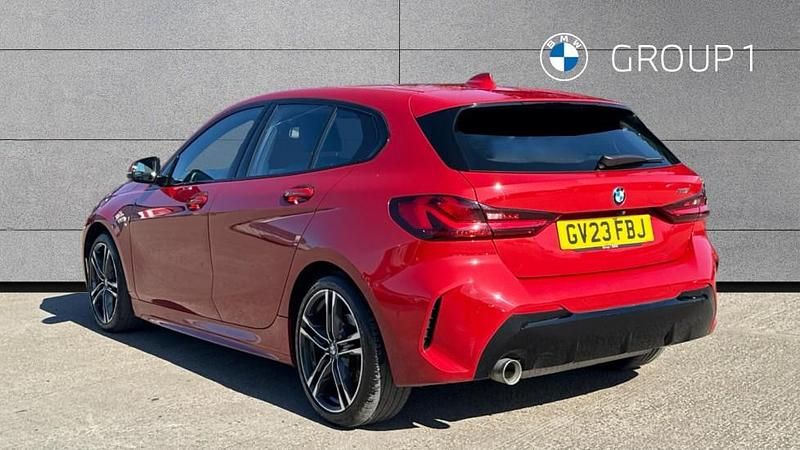 Used BMW 118 M Sport 136 HP (100 kW) 2023 Red Hatchback