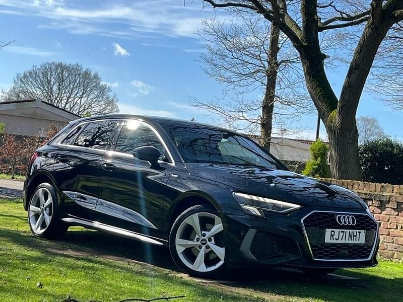 Used Audi A3 Sportback e-tron S-Line 2022 Black Hatchback