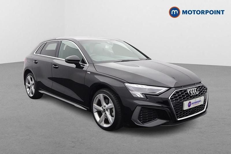 Black Used 2022 Audi A3 e-tron S-Line Hatchback | £19,999 (Fair price) - Image 1/4