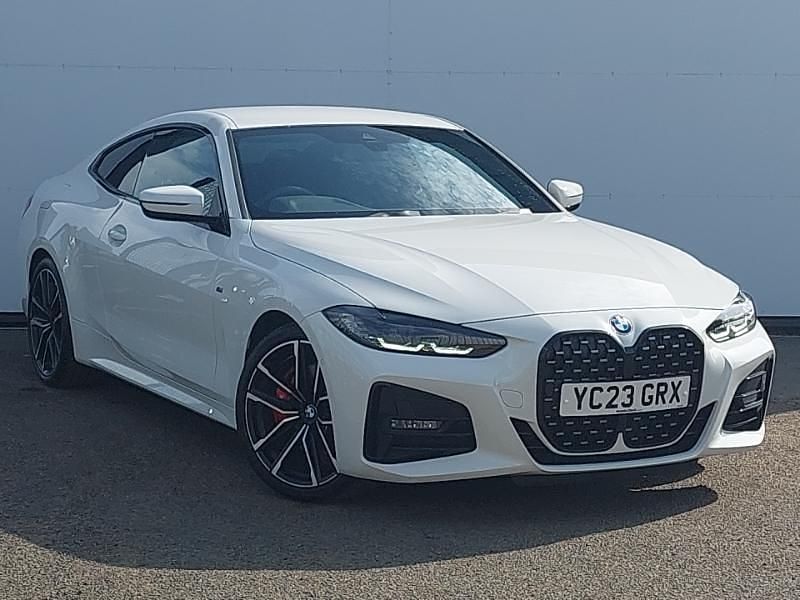 White Used 2023 BMW 420 M Sport Coupe | £32,998 (Fair price) - Image 1/4