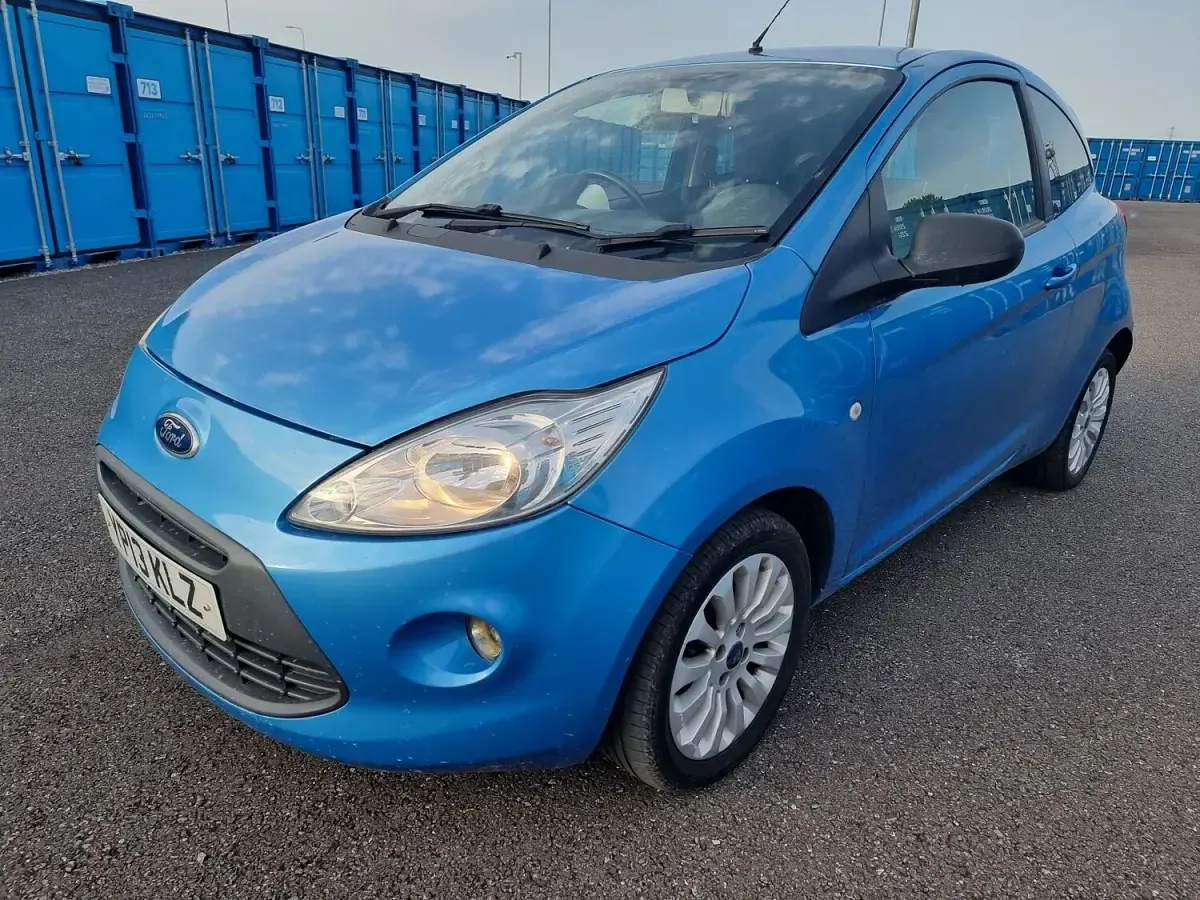Used Ford Ka Zetec 2013 Blue Hatchback