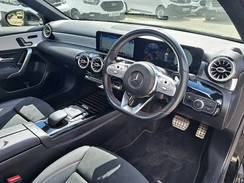 Used Mercedes A200 AMG Line Premium Plus 163 HP (119 kW) 2020 Black Hatchback