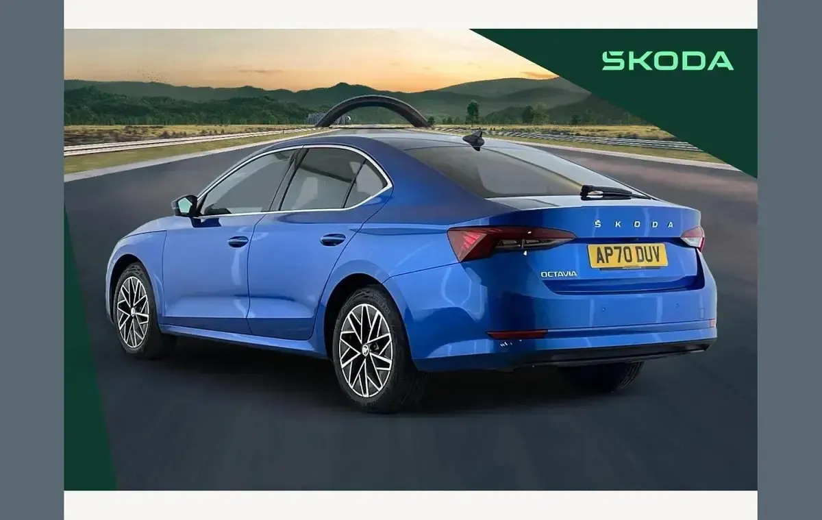 Usado Skoda Octavia SE L First Edition 150 HP (110 kW) 2020 Azul Citadino