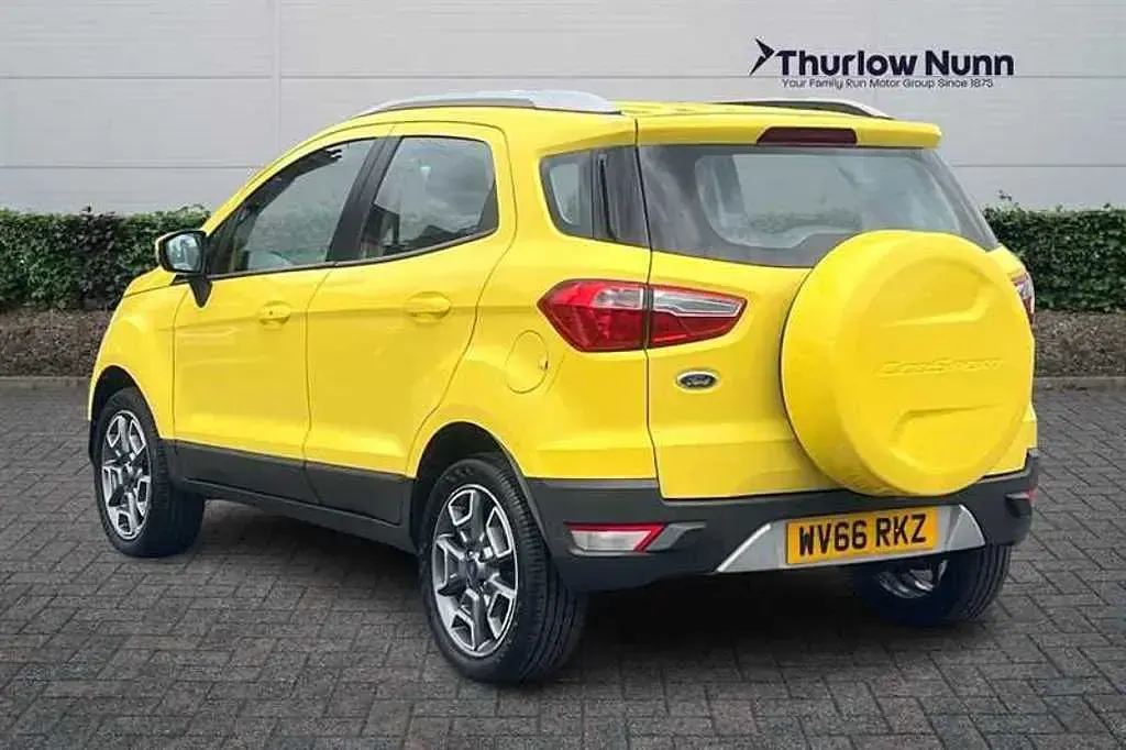 Used Ford Ecosport Titanium 112 HP (82 kW) 2016 Yellow SUV