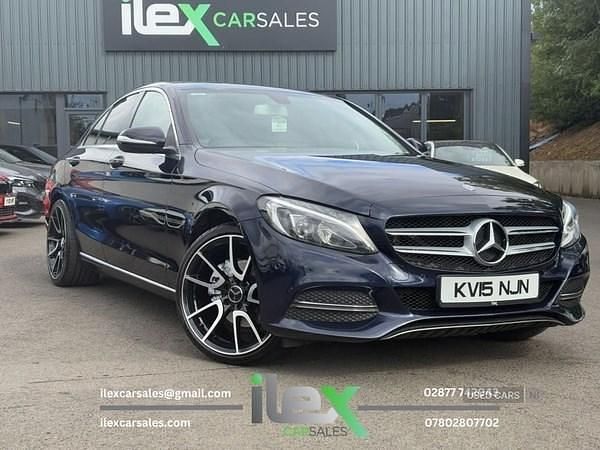 Blue Used 2015 Mercedes C220 Sedan | £7,495 (Fair price) - Image 1/4