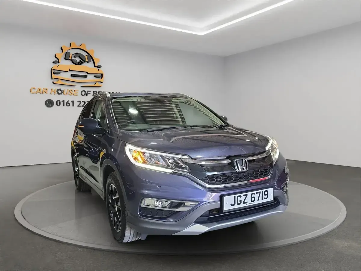 Begagnad Honda CR-V SE Plus 2018 Blå SUV
