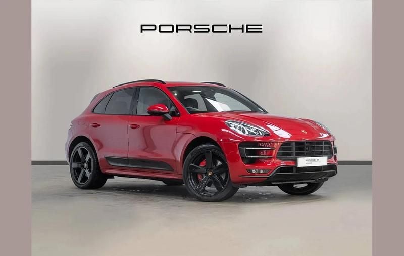 Red Used 2018 Porsche Macan Turbo SUV | £39,995 (Expensive) - Image 1/4