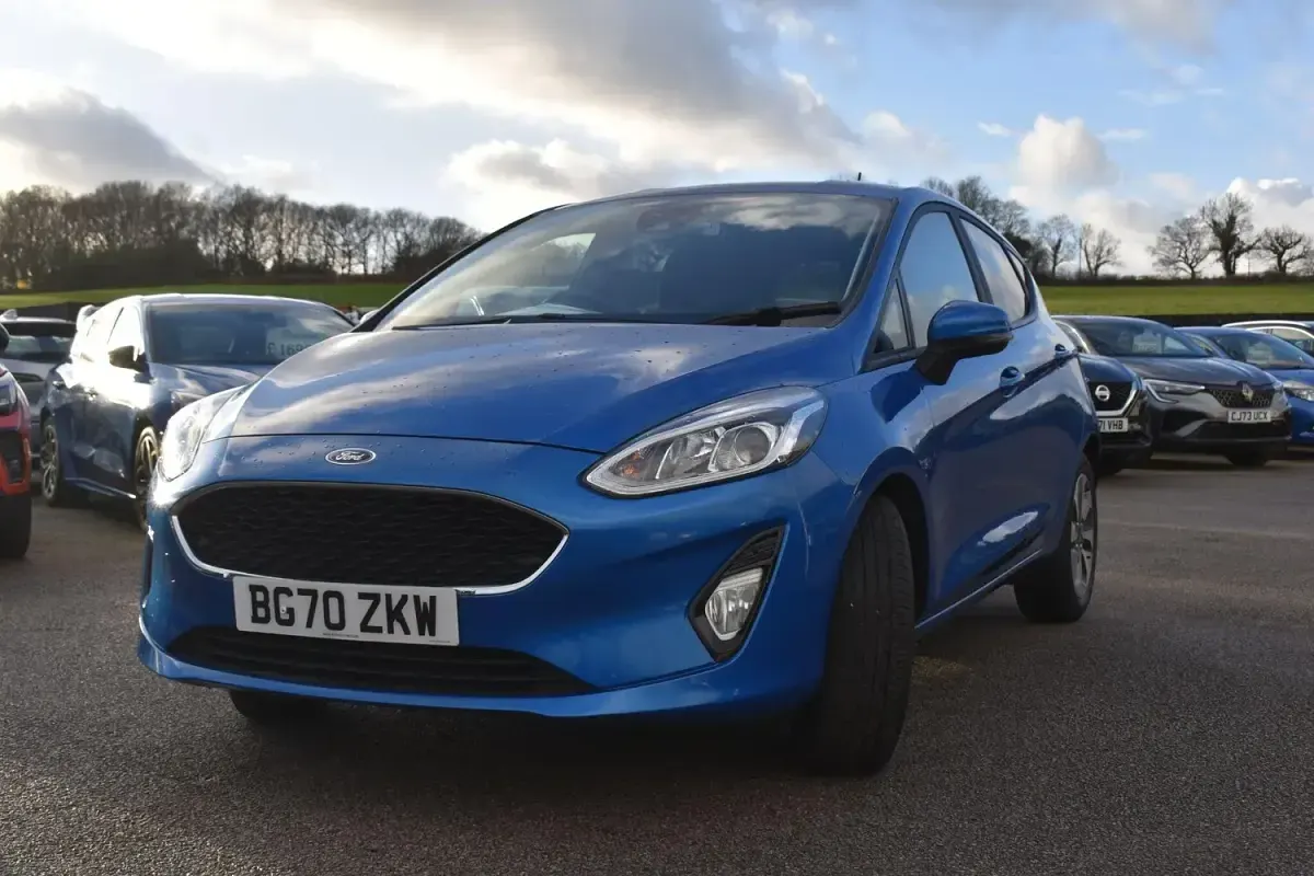 Used Ford Fiesta Trend 95 HP (69 kW) 2020 Blue Hatchback