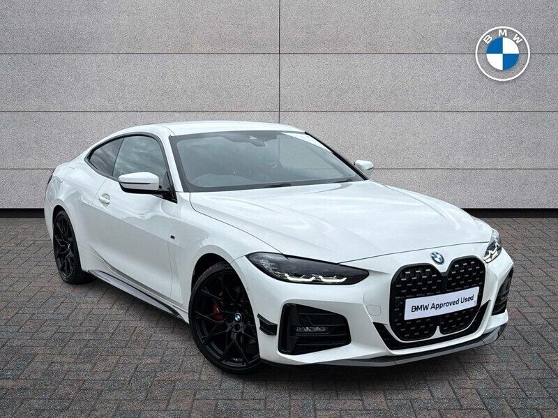 White Used 2021 BMW 420 M Sport Coupe | £28,990 (A bit pricey) - Image 1/4