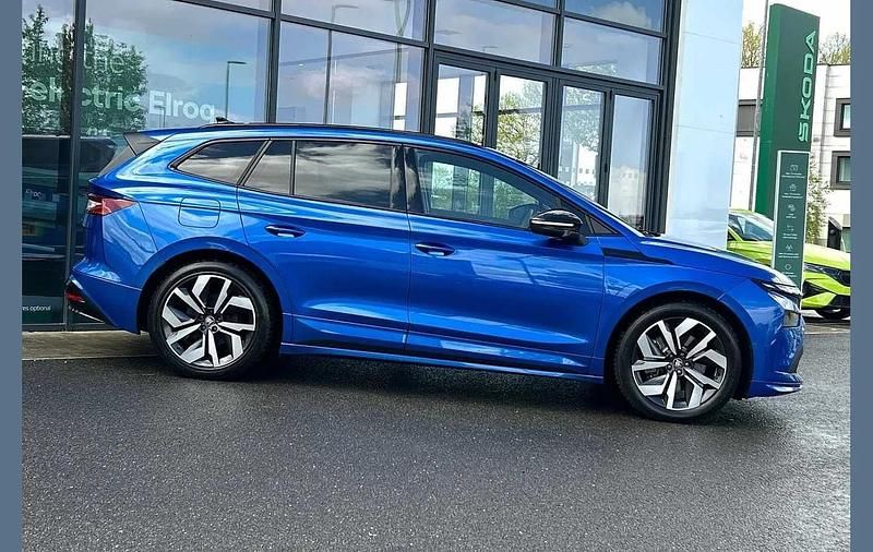 Used Skoda Enyaq iV SportLine 210 kW (286 HP) 2025 Race blue metallic SUV