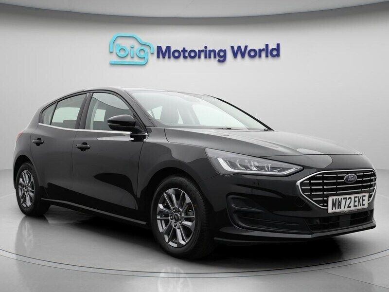 Black Used 2023 Ford Focus Titanium Hatchback | £14,100 (Good price) - Image 1/4