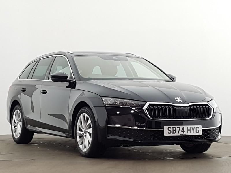 Black Used 2025 Skoda Octavia SE L Estate | £26,298 (Expensive) - Image 1/4