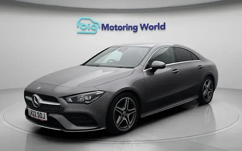 Used Mercedes CLA180 AMG line 136 HP (100 kW) 2022 Grey Coupe