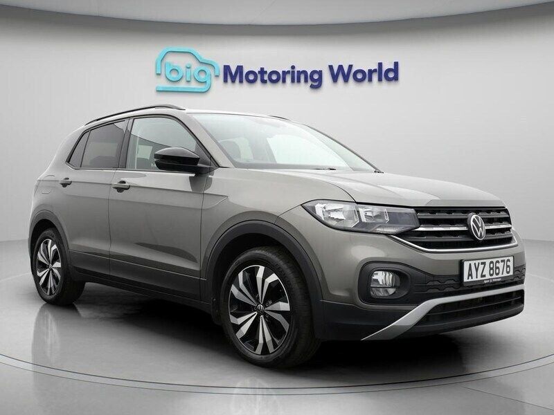 Grey Used 2021 VW T-Cross SE SUV | £15,200 (Good price) - Image 1/4