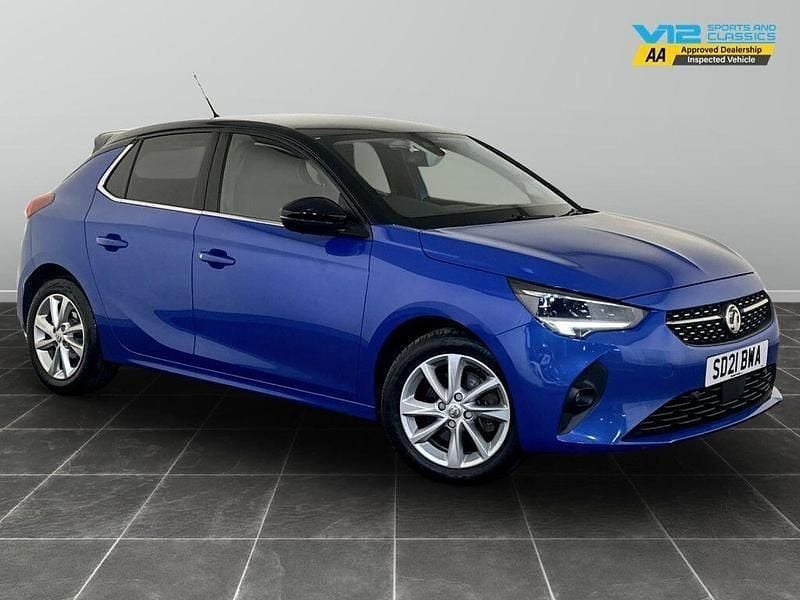 Blue Used 2021 Vauxhall Corsa Elite Hatchback | £12,295 (Good price) - Image 1/2