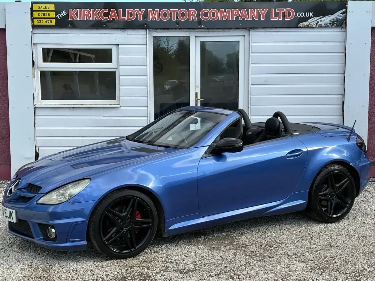Used Mercedes SLK280 2009 Blue Cabriolet
