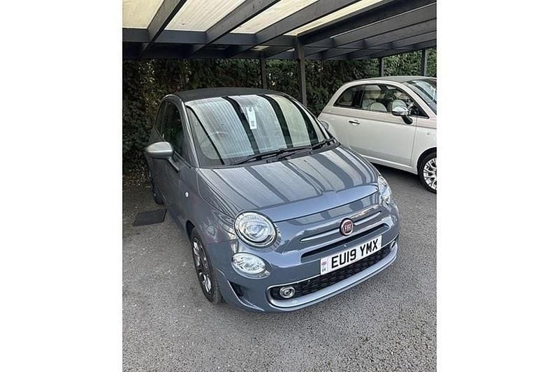 Used Fiat 500C S 85 HP (62 kW) 2019 Grey Cabriolet