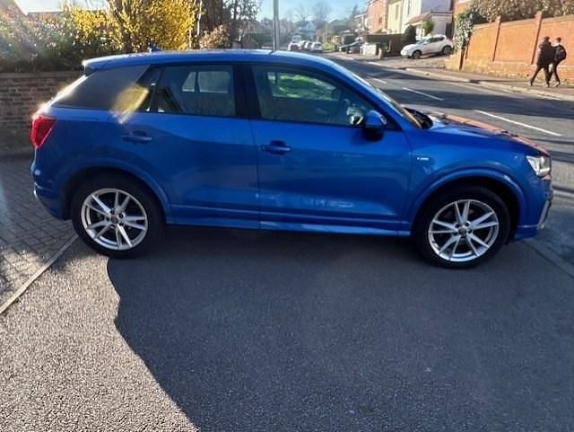Used Audi Q2 S-Line 150 HP (110 kW) 2017 Blue SUV