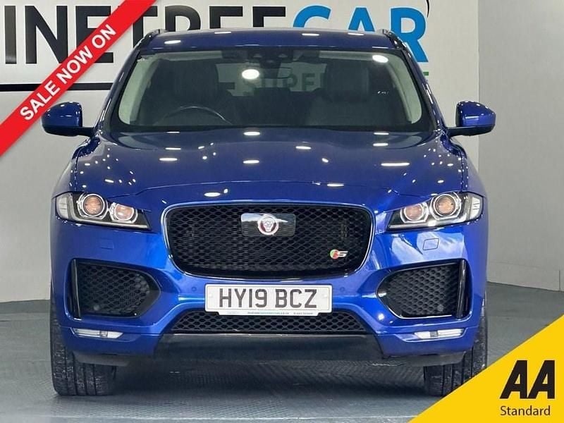 Used Jaguar F-Pace S 300 HP (220 kW) 2019 Blue SUV