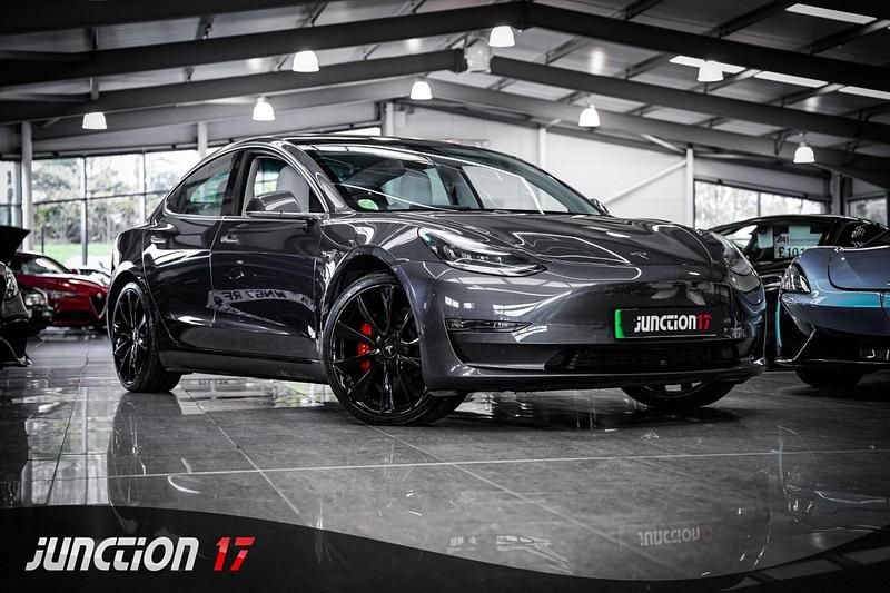 Grey Used 2019 Tesla Model 3 Performance Sedan | £16,488 (Fair price) - Image 1/2