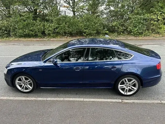 Used Audi A5 S-Line 2015 Blue Coupe
