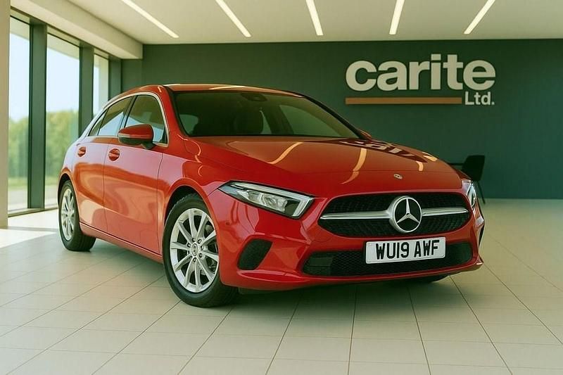 Red Used 2019 Mercedes A180 Executive Hatchback | £12,995 (Fair price) - Image 1/2