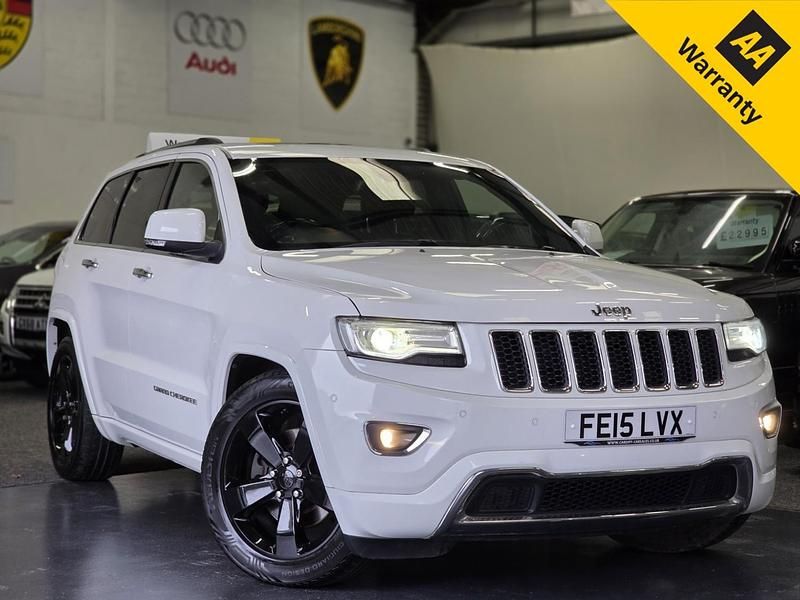 White Used 2015 Jeep Grand Cherokee Overland SUV | £11,495 (Fair price) - Image 1/4