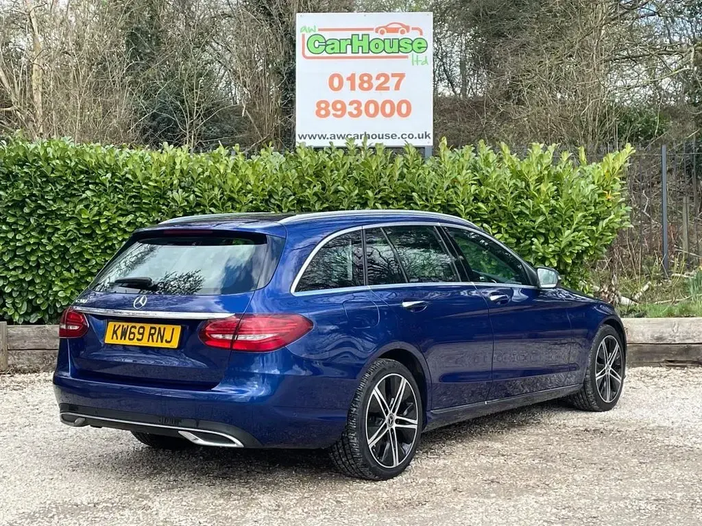 Used Mercedes C200 Premium Plus 2020 Blue Estate