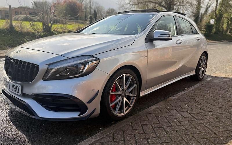 Used Mercedes A45 AMG Premium 381 HP (280 kW) 2017 Silver Hatchback