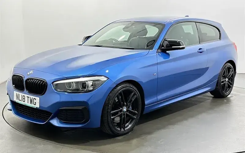 Used BMW M140 M Sport 340 HP (250 kW) 2018 Blue Hatchback