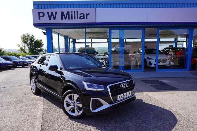 Mythos black Used 2024 Audi Q2 S-Line SUV | £21,299 (Good price) - Image 1/1