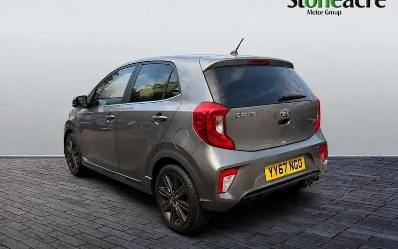 Used Kia Picanto GT-Line 67 HP (49 kW) 2017 Silver Hatchback