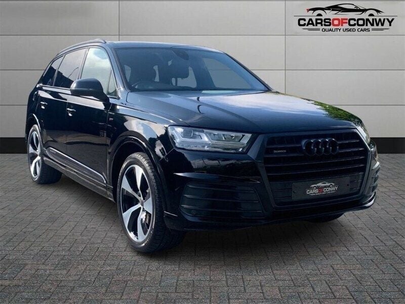 Black Used 2017 Audi Q7 S-Line SUV | £26,995 (Expensive) - Image 1/4