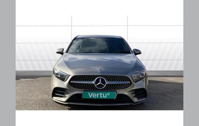 Used Mercedes A200 AMG Line Premium 163 HP (119 kW) 2019 Blue Hatchback