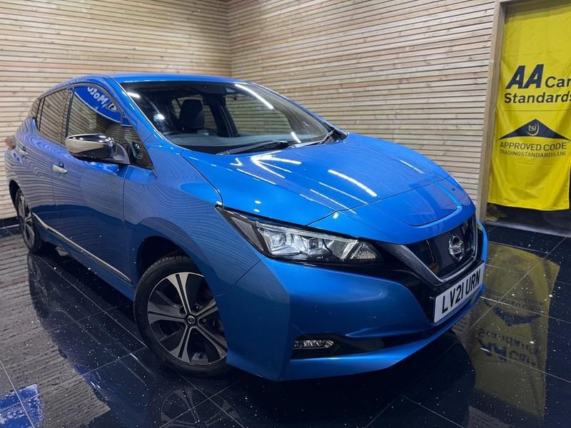 Used Nissan Leaf Tekna 160 kW (218 HP) 2021 Blue Hatchback