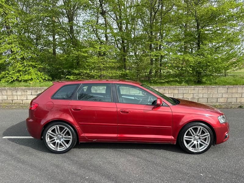 Used Audi A3 S-Line 170 HP (125 kW) 2009 Red Hatchback