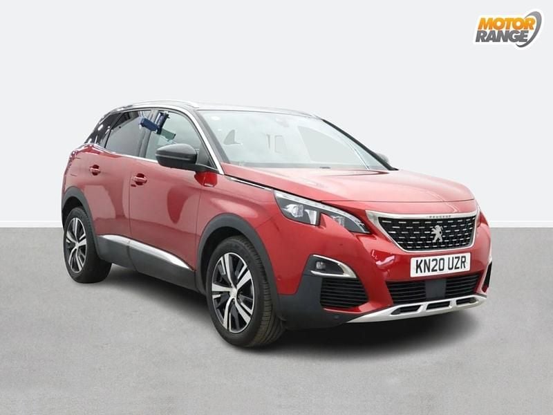 Red Used 2020 Peugeot 3008 GT-line Hatchback | £13,495 (Good price) - Image 1/4