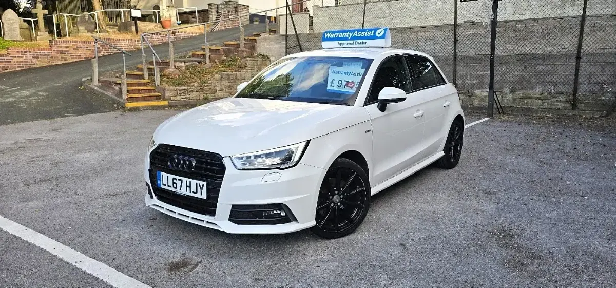 Used Audi A1 S-Line 123 HP (90 kW) 2017 White Hatchback