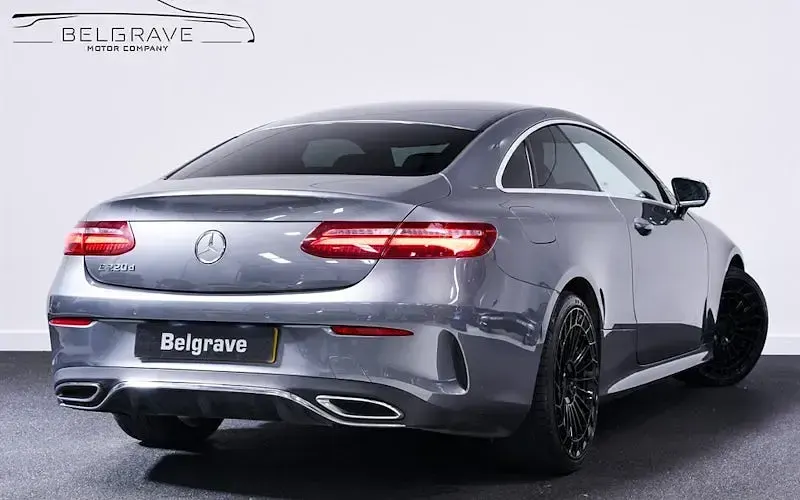 Used Mercedes E220 AMG Line Premium 194 HP (142 kW) 2020 Grey Coupe