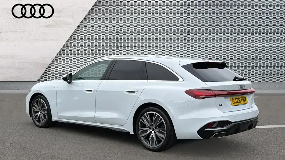 New Audi A5 Sportback S-Line 150 HP (110 kW) 2026 White Hatchback