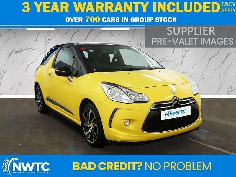 Used DS Automobiles DS3 82 HP (60 kW) 2016 Yellow Hatchback