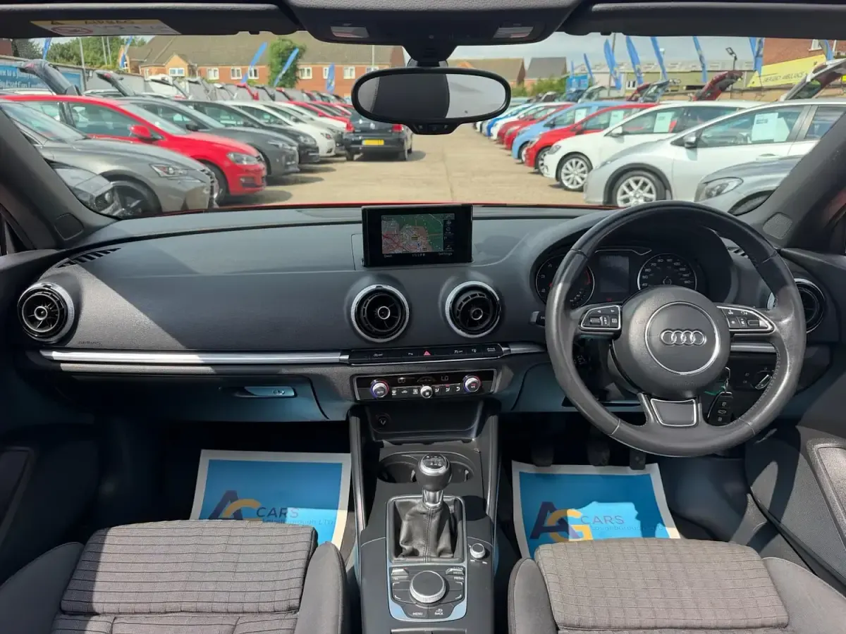 Used Audi A3 Cabriolet Sport 150 HP (110 kW) 2014 Red Cabriolet