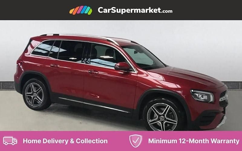 Red Used 2021 Mercedes GLB200 AMG Line Premium SUV | £25,897 (Fair price) - Image 1/4