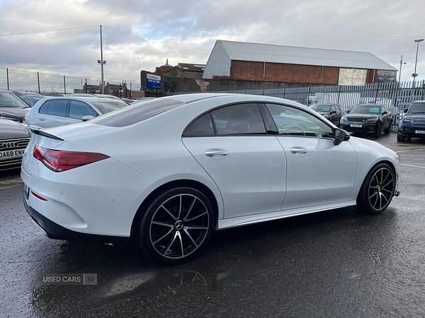 Used Mercedes CLA180 AMG Line Premium 136 HP (100 kW) 2022 White Sedan